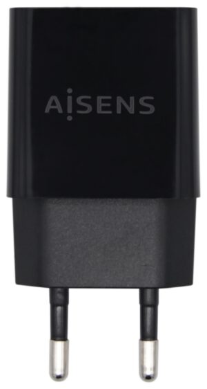 CARGADOR USB AISENS 10W ALTA EFICIENCIA 5V 2A NEGRO
