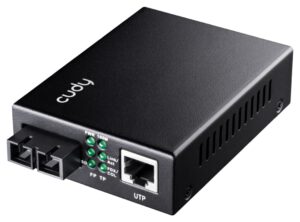 CONVERSOR CUDY 10/100/1000M GIGABIT ETHERNET MEDIA CONVERTER