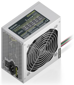 FUENTE ALIMENTACION AISENS ATX 500W OEM PLATA
