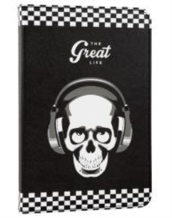 FUNDA TABLET E-VITTA STAND 2P SKULL GREAT LIFE 10,1"