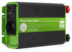 INVERSOR CORRIENTE DC-AC GEMBIRD  COCHE DE ONDA SINUSOIDAL PURA DE 12 V 500 W