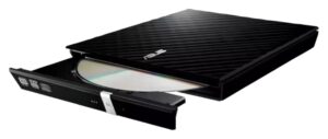 LECTOR GRABADOR CD DVD SLIM ASUS SDRW-08D2S-U EXTERNO NEGRO