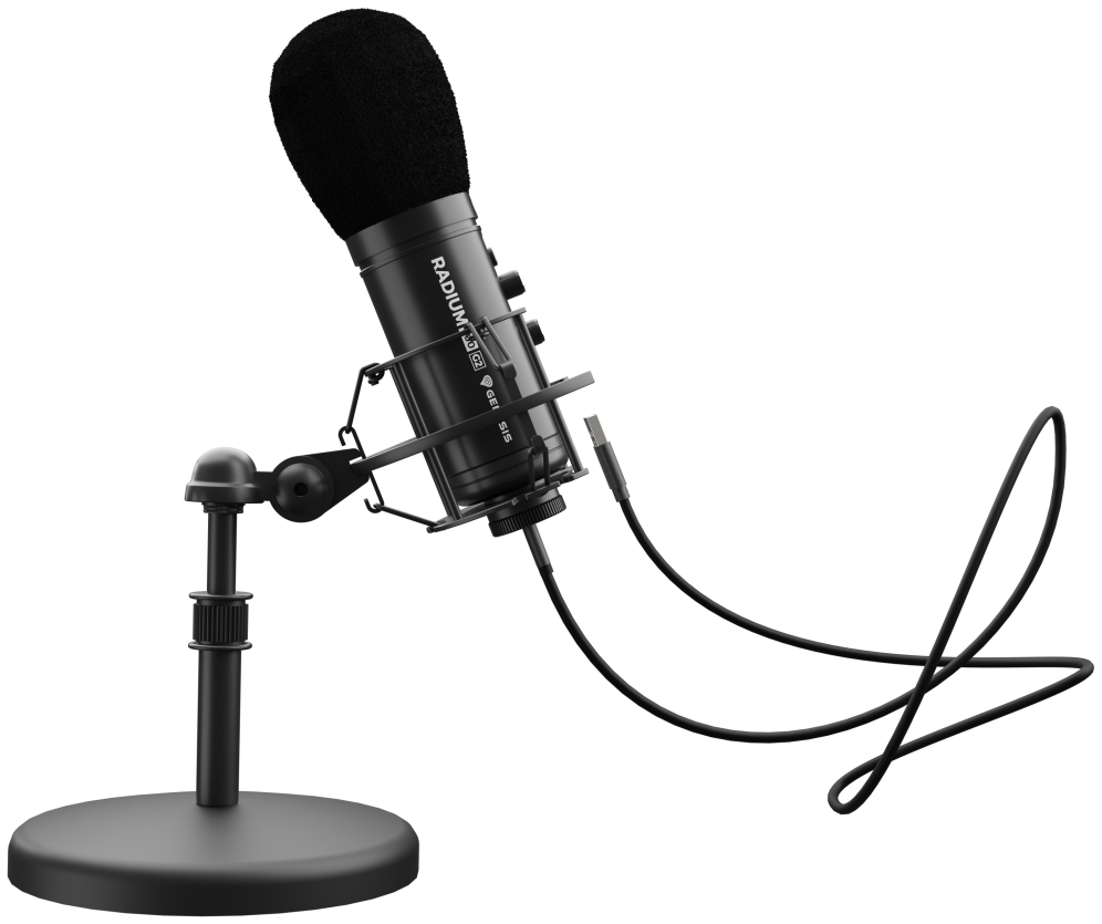 MICROFONO GENESIS RADIUM 600 G2 CONDENSADOR CARDIODE USB SOBREMESA