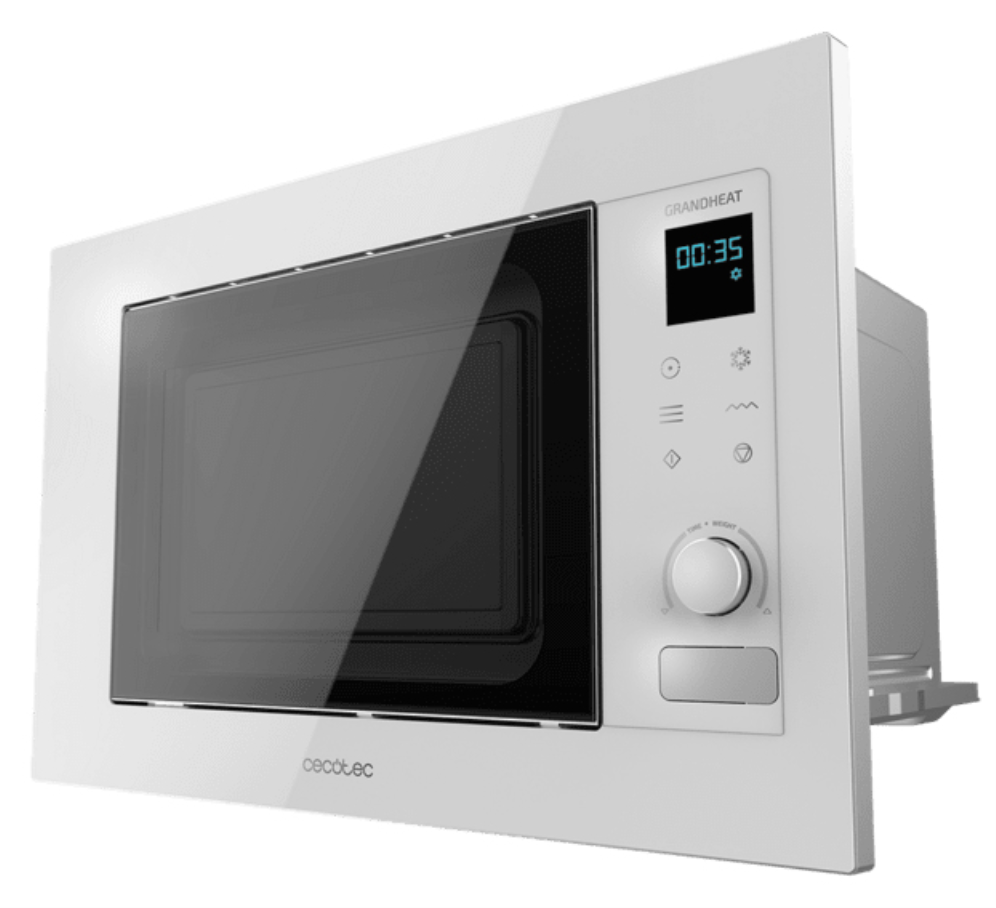 MICROONDAS GRANDHEAT CECOTEC 2090 BUILT-IN TOUCH WHITE