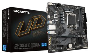 PLACA BASE GIGABYTE B760M H 1700 MATX 2XDDR4