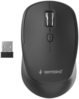 RATON GEMBIRD OPTICAL NEGRO RF INALAMBRICO PILAS