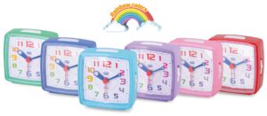 RELOJ DESPERTADOR NIÑOS TREVI SL 3047 RAINBOW ALARM MIX COLOR