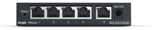 RUIJIE REYEE RG-ES105GD 5-PORT GIGABIT DESKTOP SWITCH METAL CASE
