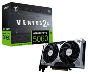 TARJETA GRAFICA MSI RTX 5060 8G VENTUS 2X OC