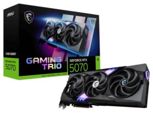TARJETA GRAFICA MSI RTX 5070 12G GAMING TRIO OC