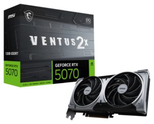 TARJETA GRAFICA MSI RTX 5070 12G VENTUS 2X OC