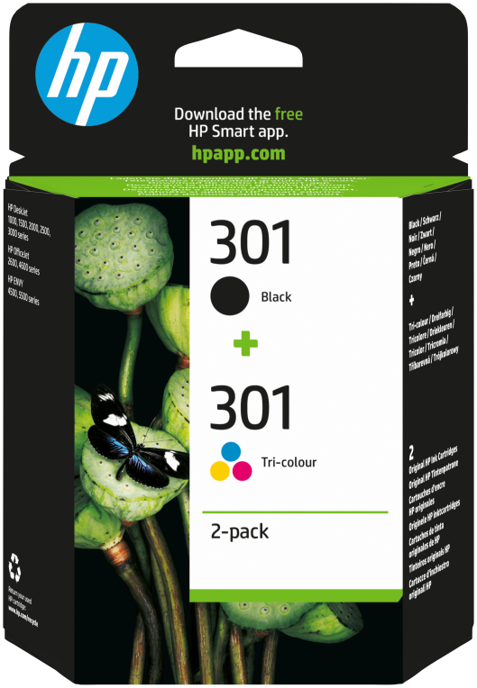 TINTA HP 301 PACK AHORRO NEGRO TRICOLOR