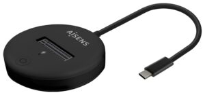 USB-C DOCK AISENS M.2 NGFF ASUC-M2D013-BK SATA/NVME A USB3.1 GEN2 NEGRA