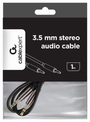 CABLE AUDIO GEMBIRD ESTEREO DE 3,5 MM, 1 M