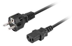 CABLE DE ALIMENTACION LANBERG SCHUKO CEE 7/7 A IEC320 C13 1.8M RECTO