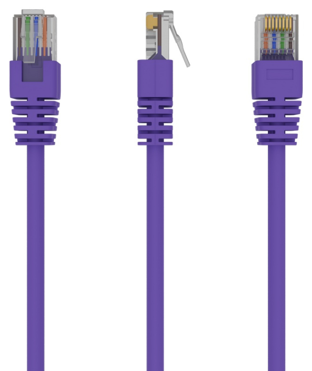 CABLE RED CAT5E GEMBIRD UTP VIOLETA 0,5 M
