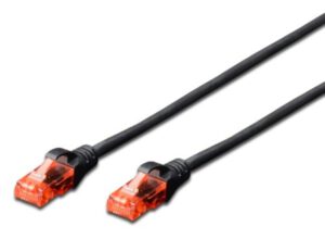 CABLE RED EWENT CAT6 U/UTP 3M NEGRO