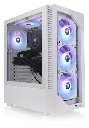 CAJA THERMALTAKE VIEW 200 TG ARGB ATX 2XUSB 3.2 SIN FUENTE BLANCO