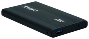 CARCASA HDD TOOQ TQE-2524B 2,5" 9,5 MM SATA USB 3.0 NEGRA