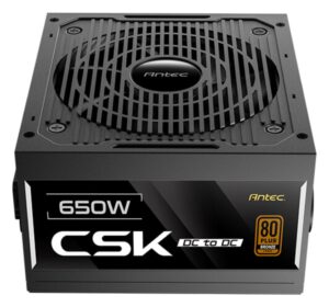 FUENTE ALIMENTACION ANTEC CSK650DC EC 80+ BRONZE ATX NEGRO