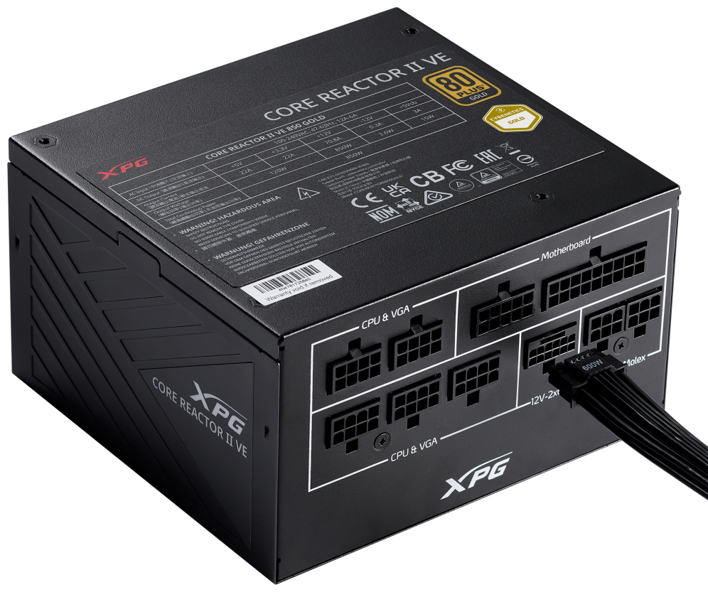 FUENTE ALIMENTACION XPG COREREACTOR II VE 650W 80+ GOLD FULLY MODULAR ATX