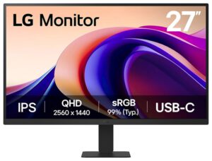 MONITOR LG 27U631A-B 27" QHD 5MS NEGRO HDMI USB-C VESA