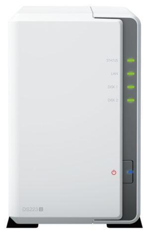 NAS SYNOLOGY DS223J ETHERNET BLANCO RTD1619B