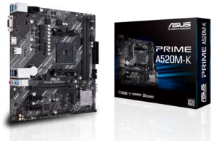 PLACA BASE ASUS PRIME A520M-K AM4 MATX 2XDDR4