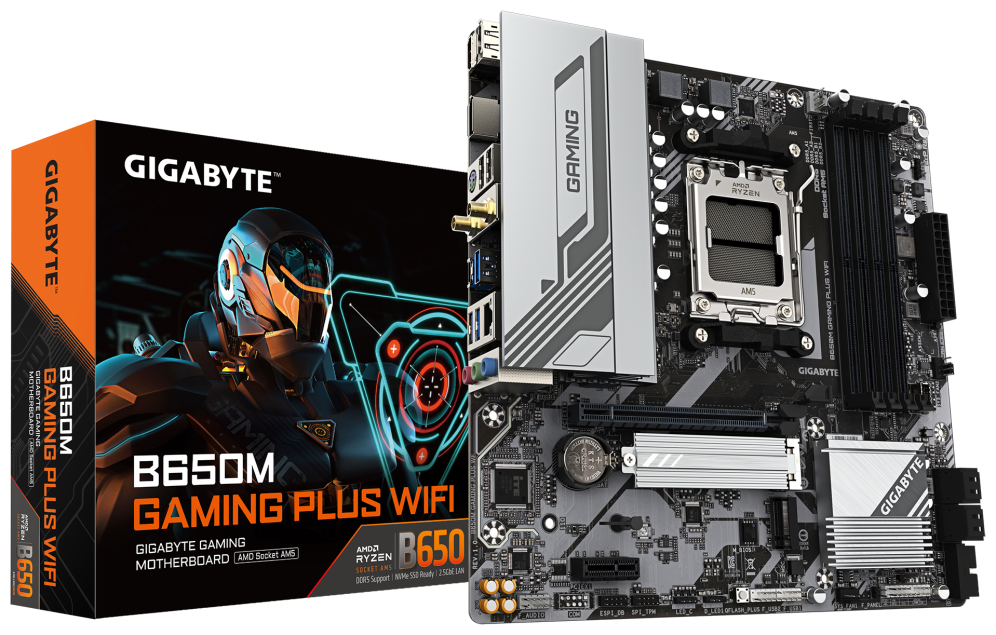 PLACA BASE GIGABYTE B650M GAMING PLUS WIFI DDR5