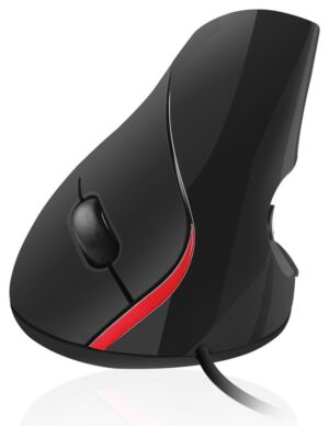 RATON EWENT EW3156 ERGONOMICO OPTICO 1000 DPI NEGRO USB