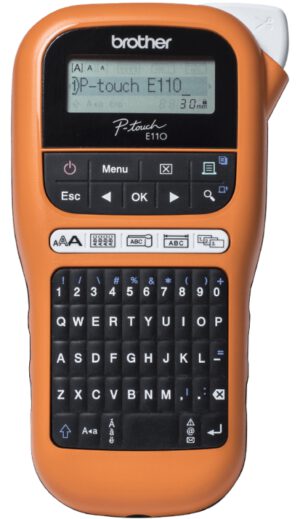 ROTULADORA BROTHER PT-E110VP ANCHO CINTA HASTA 12MM QWERTY