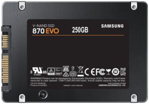 SSD SAMSUNG 870 EVO 250GB SATA3