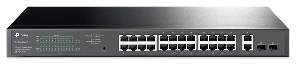 SWITCH TP LINK TL-SG1428PE / EASY SMART 28x1G POE+, 250W