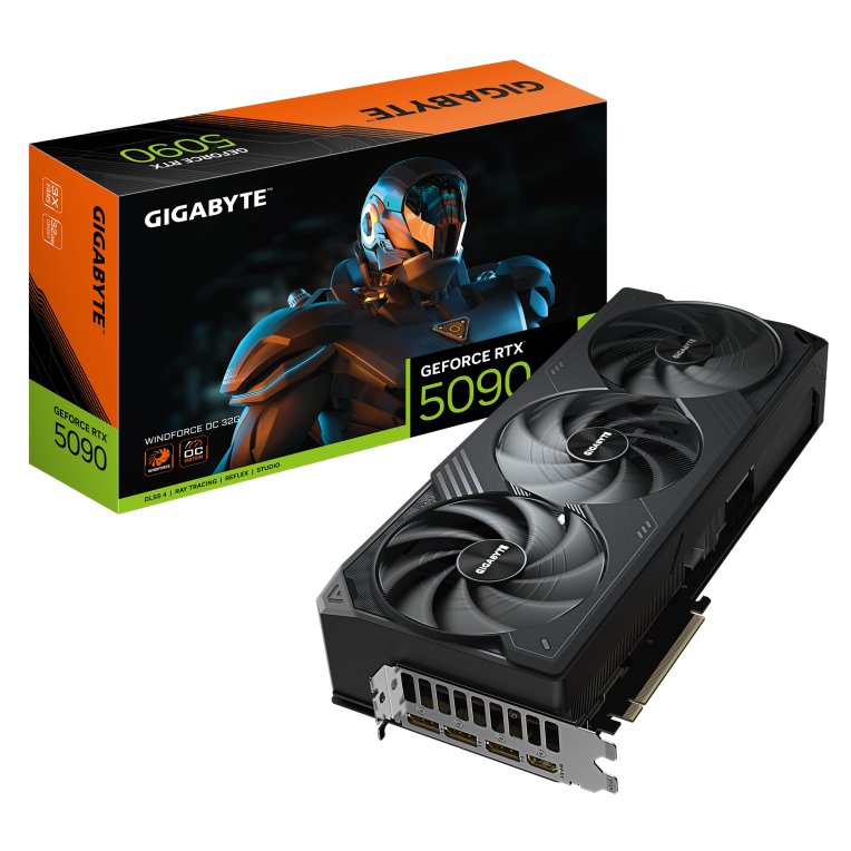 TARJETA GRAFICA GIGABYTE RTX 5090 WINDFORCE OC 32G