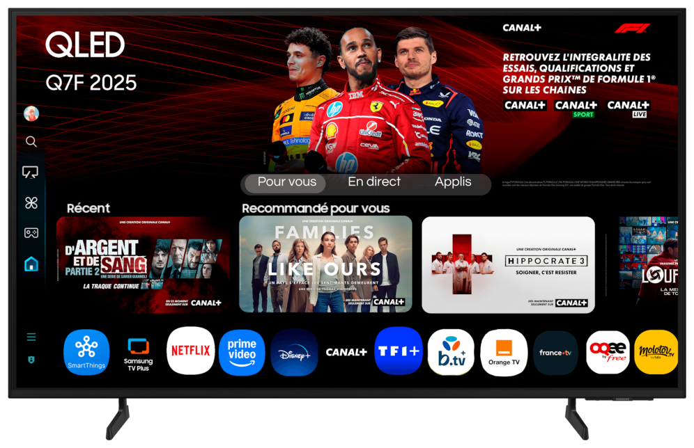 TV SAMSUNG AI QLED 50" TQ50Q7FAAUXXC UHD 4K QUANTUM HDR TIZEN