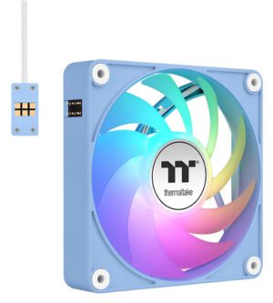 VENTILADOR MAGNETICO DE CAJA THERMALTAKE CT120 EX ARGB 3XVENT AZUL HYDRANGEA