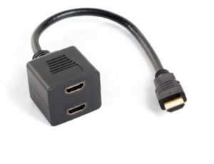 ADAPTADOR LANBERG HDMI MACHO/HDMI HEMBRA X2 SPLITTER 20CM