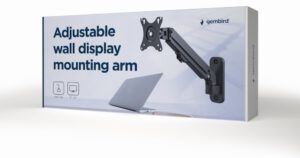 AJUSTABLE WALL DISPLAY MOUNTING ARM UP TO 27" 7 KG GEMBIRD