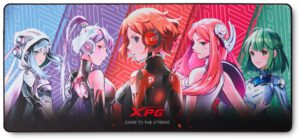 ALFOMBRILLA GAMING XPG FRONTLINE XL XTREME SAGA 01 NEGRO 900X400X3