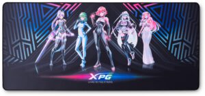 ALFOMBRILLA GAMING XPG FRONTLINE XL XTREME SAGA 02 NEGRO 900X400X3