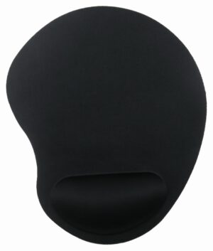 ALFOMBRILLA GEMBIRD RATON REPOSAMUÑECAS NEGRO 260X220X4