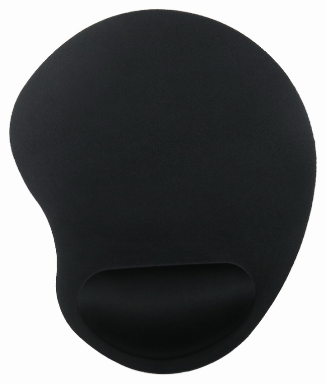 ALFOMBRILLA GEMBIRD RATON REPOSAMUÑECAS NEGRO 260X220X4