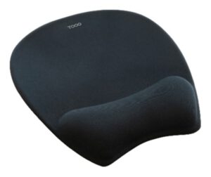ALFOMBRILLA RATON TOOQ ERGONOMICA MEMORY FOAM NEGRO
