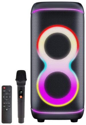 ALTAVOZ DE FIESTA DENVER BPS-370 BLUETOOTH CON 100W DE POTENCIA