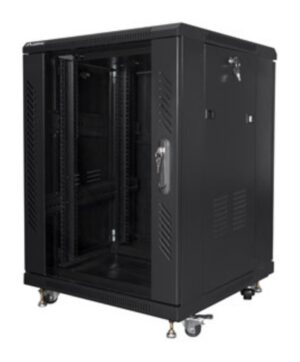 ARMARIO RACK LANBERG 15U 600X600 AUTO ENSAMBLADO 19" HASTA 800KG NEGRO