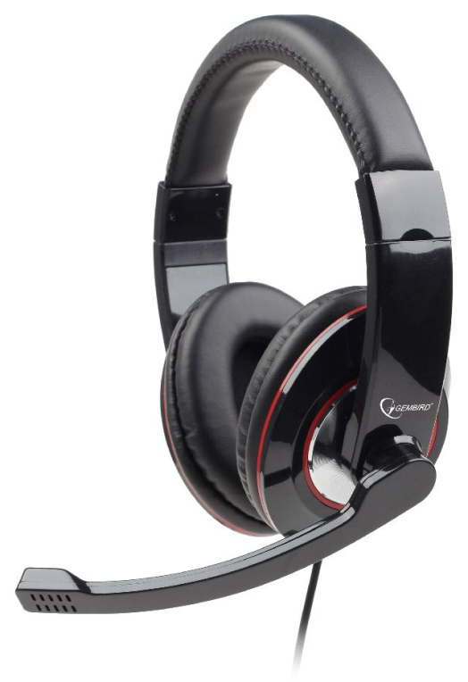 AURICULARES GEMBIRD MHS-001 NEGRO MICROFONO ALAMBRICO