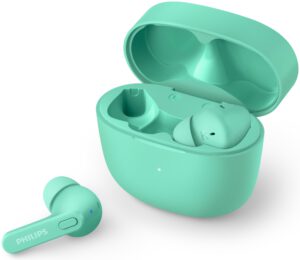 AURICULARES PHILIPS TAT2206GR/00 TRUE WIRELESS VERDE MICROFONO BT