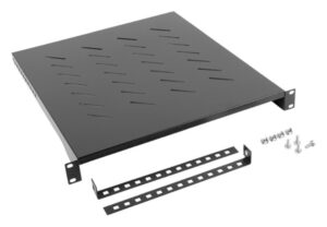 BANDEJA LANBERG FIJA 1U 483X500 MM HASTA 25 KG RACK DE 19 NEGRO
