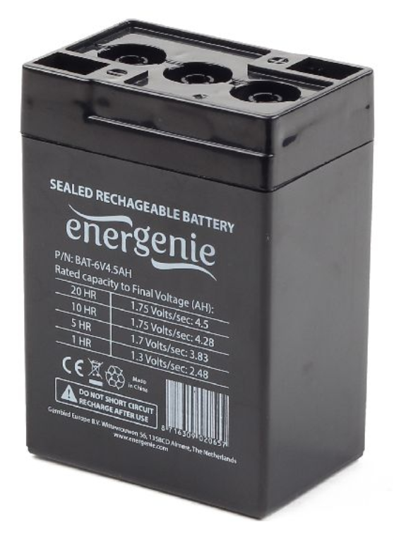 BATERIA 6V 4.5AH GEMBIRD