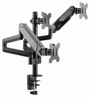 BRAZO DE MONITOR GEMBIRD AJUSTABLE DE MESA PARA 3 MONITORES MOV COMPLETO